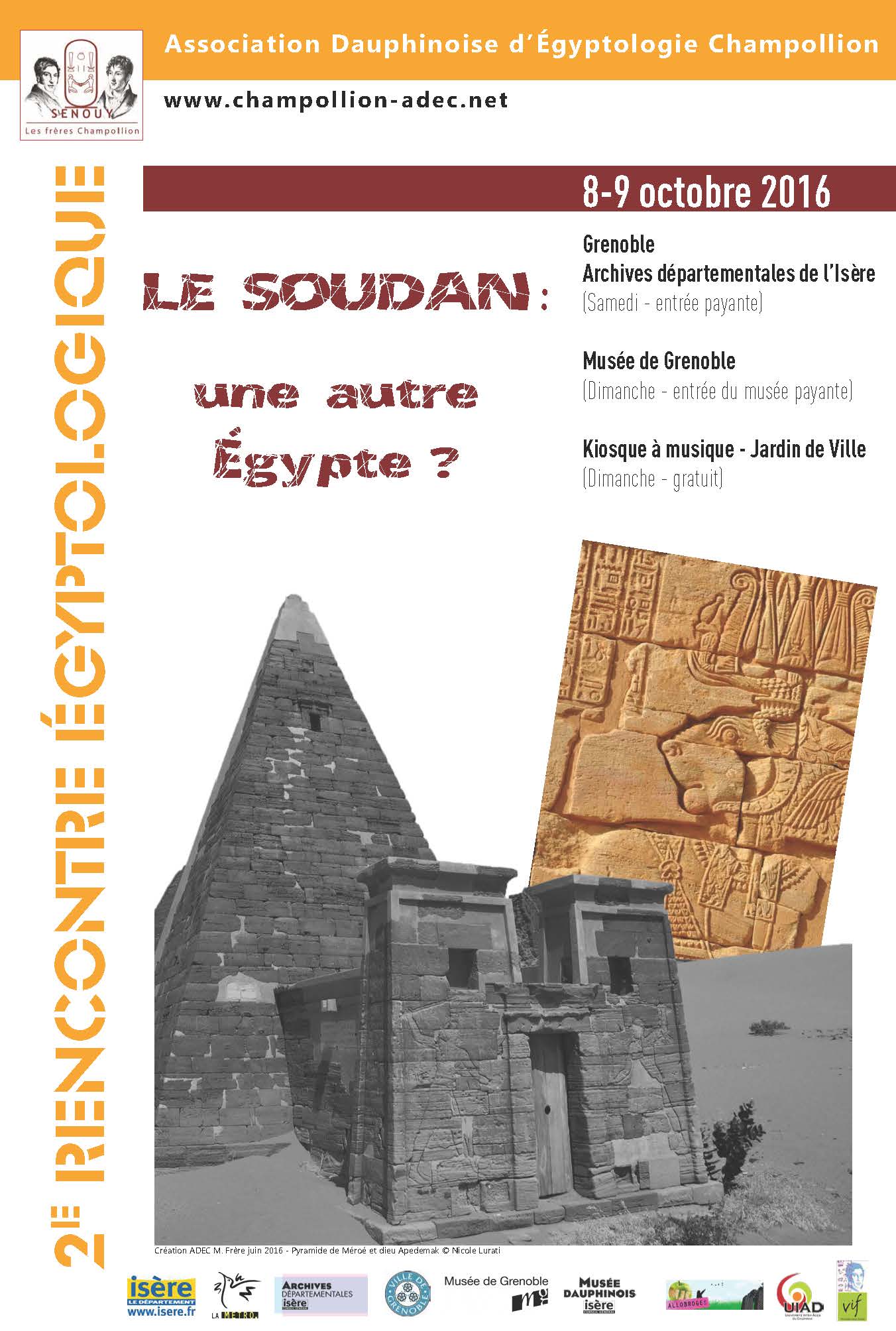 Lire la suite à propos de l’article Rencontre Égyptologique 2 (2016)